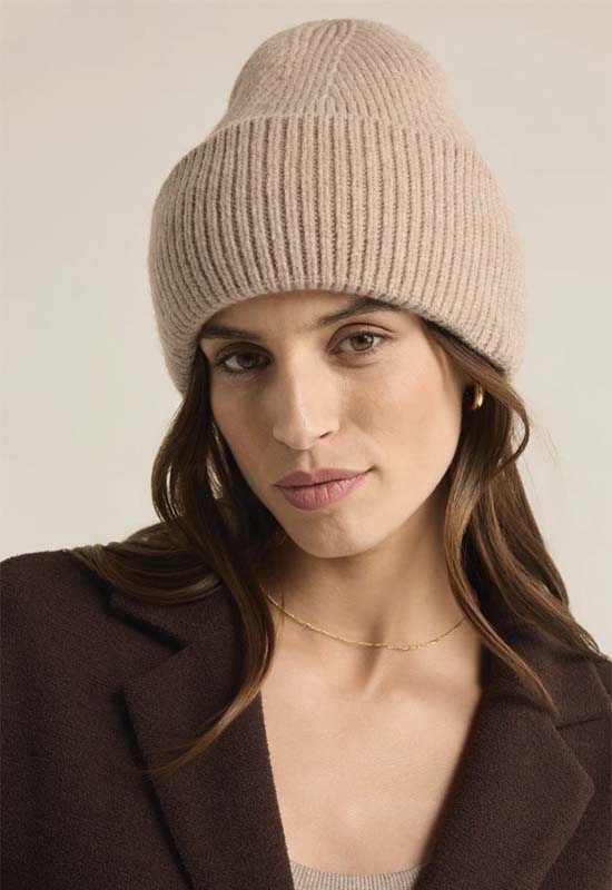 Z Supply - Snow Cap Beanie Heather Taupe