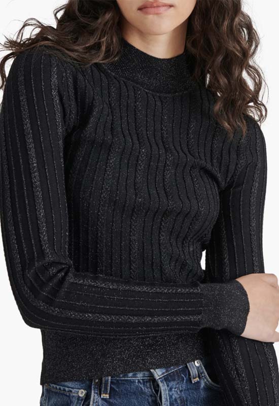 Steve Madden - Pamela Sweater Top Black