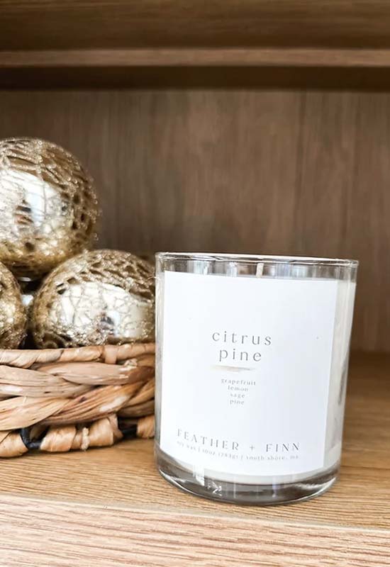 Feather & Finn - Citrus Pine Candle 10oz