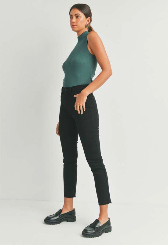 Just Black - Clean Slender Straight Jeans Black