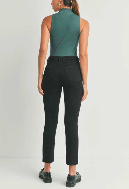 Just Black - Clean Slender Straight Jeans Black