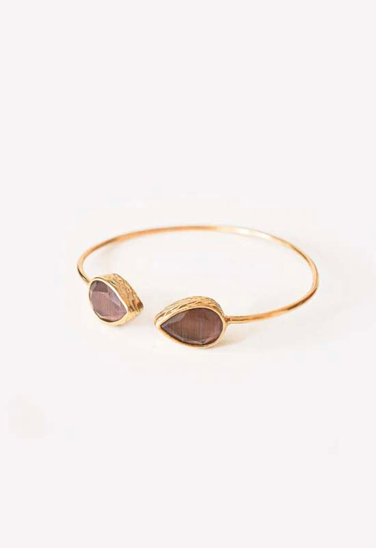 Debbie Katz - Nika Brass Bracelet 18k Gold Plated