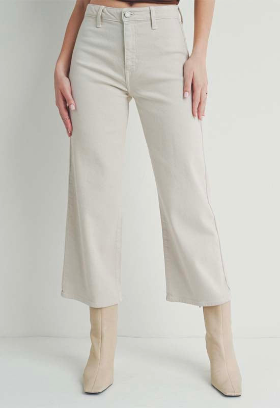 Just Black - Trouser Wide Leg Jean Supermoon