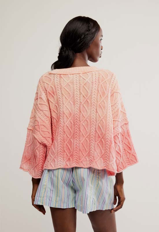 Free People - Washed Ashore Sweater Pink