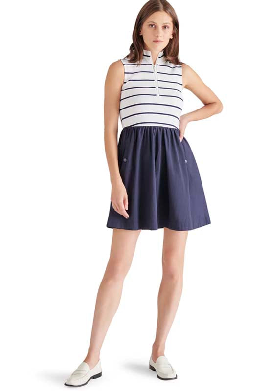 Steve Madden - Lyon Dress Navy Stripe