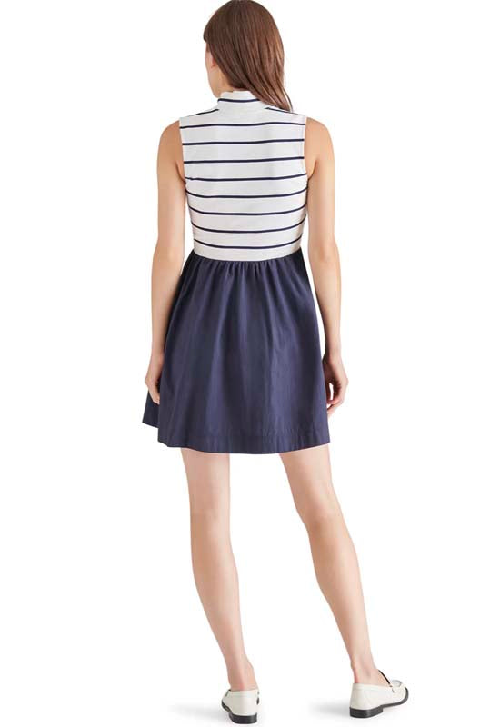 Steve Madden - Lyon Dress Navy Stripe