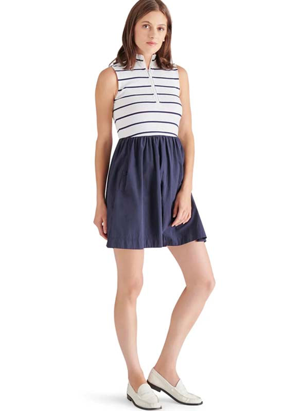 Steve Madden - Lyon Dress Navy Stripe