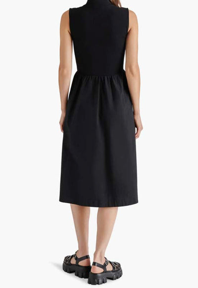 ハーフジップが映える★Steve Madden Berlin★正規ドレス Steve Madden - Berlin Dress Black
