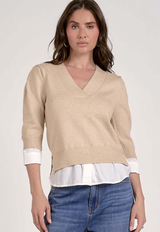 Elan - Sweater Shirt Natural