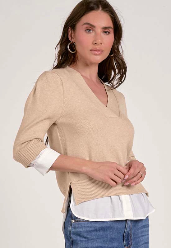 Elan - Sweater Shirt Natural