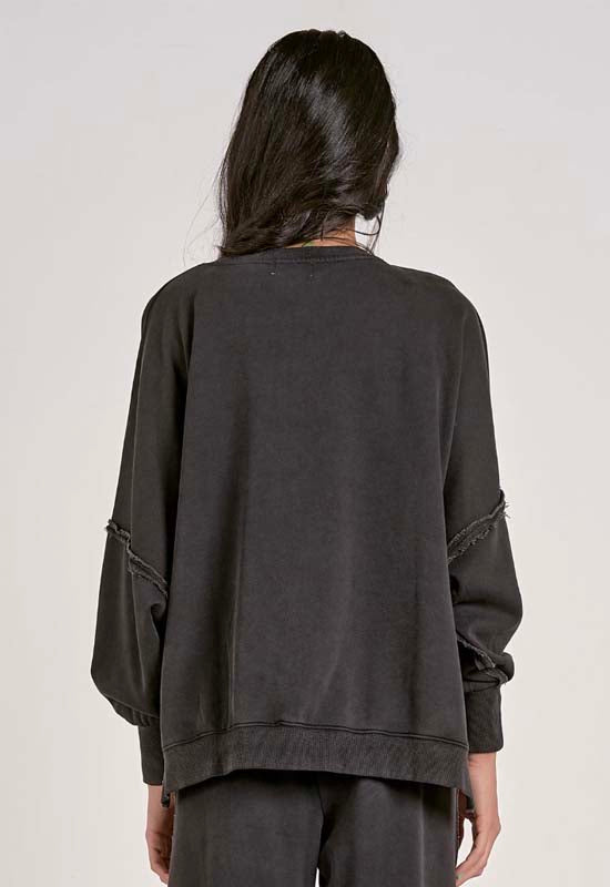 Elan - Oversized Sweatshirt Black