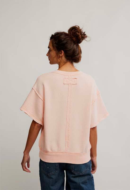 Free People - So Easy Sweatshirt Tropical Peach