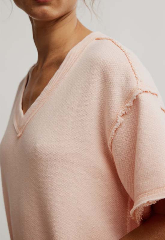 Free People - So Easy Sweatshirt Tropical Peach