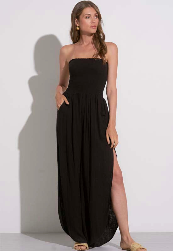 Elan - Strapless Jumper Black