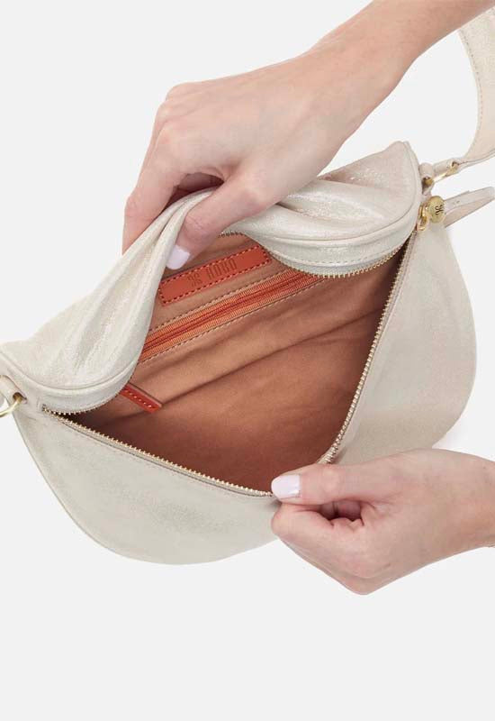Hobo - Juno Belt Bag Metalic Sand Shimmer Leather
