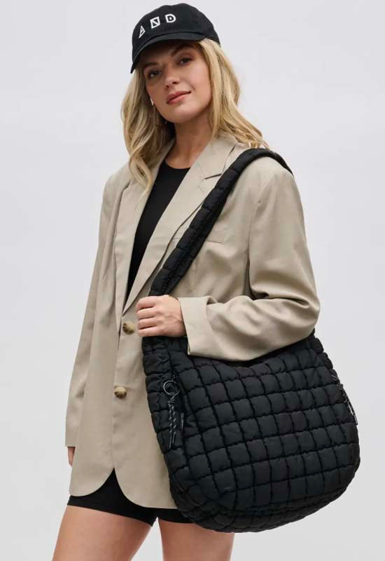 Sol & Selene - Revive Quilted Bag Black