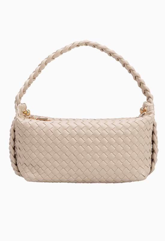 Melie Bianco - Alma Vegan Top Handle Bag Ivory