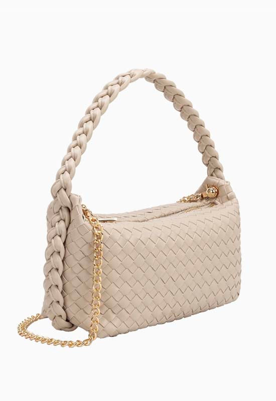 Melie Bianco - Alma Vegan Top Handle Bag Ivory
