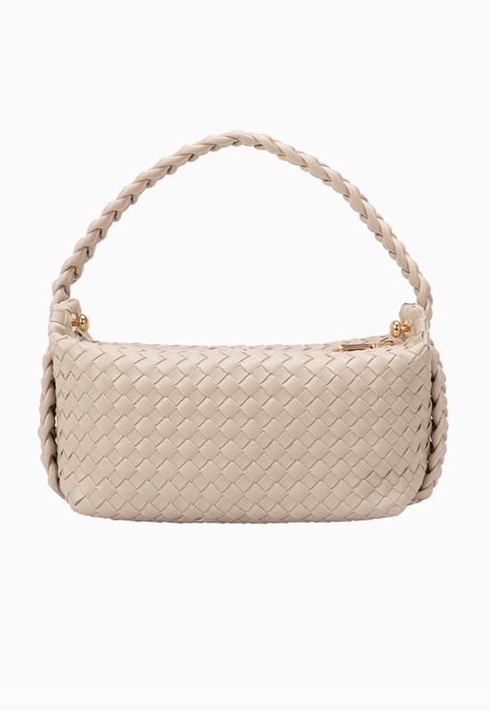 Melie Bianco - Alma Vegan Top Handle Bag Ivory