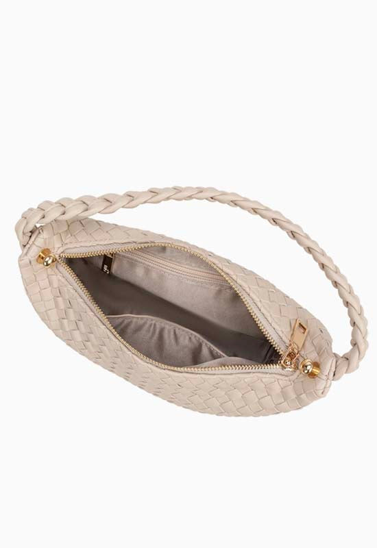 Melie Bianco - Alma Vegan Top Handle Bag Ivory