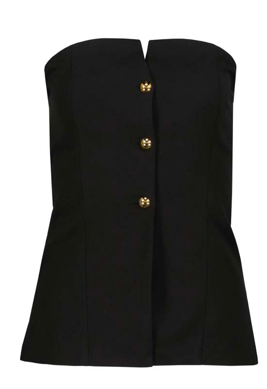 Bishop & Young - Payton Bustier Top Black