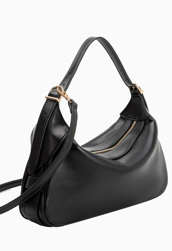Melie Bianco - Nicolette Shoulder Bag Black