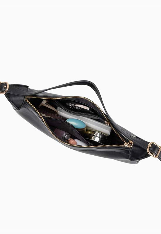 Melie Bianco - Nicolette Shoulder Bag Black