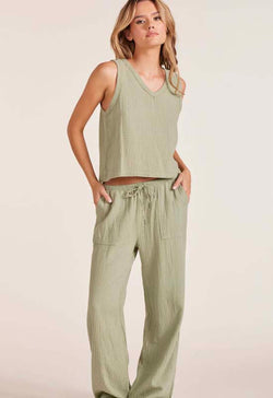 Bobi - Raw Edge Tank Juniper