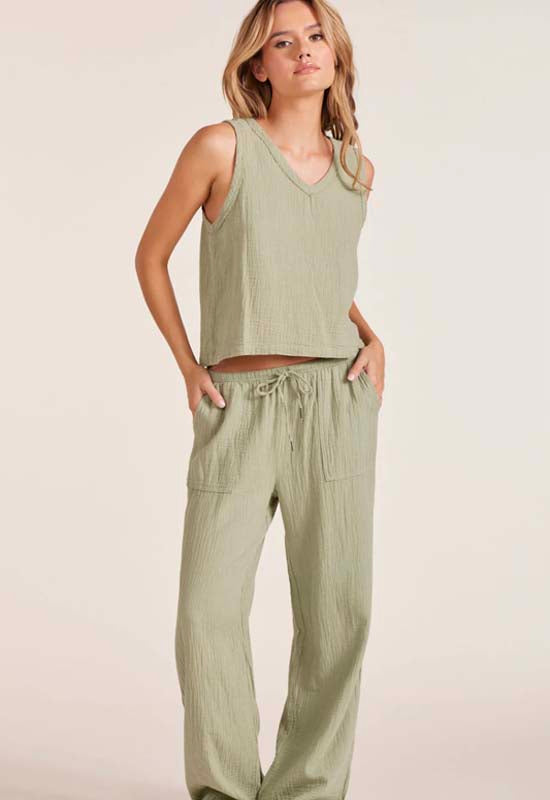 Bobi - Raw Edge Tank Juniper