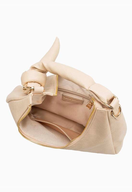 Melie Bianco - Lillie Vegan Shoulder Bag Beige
