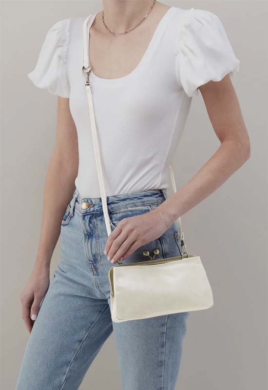Hobo - Lauren Frame Crossbody - Lily Polished Leather