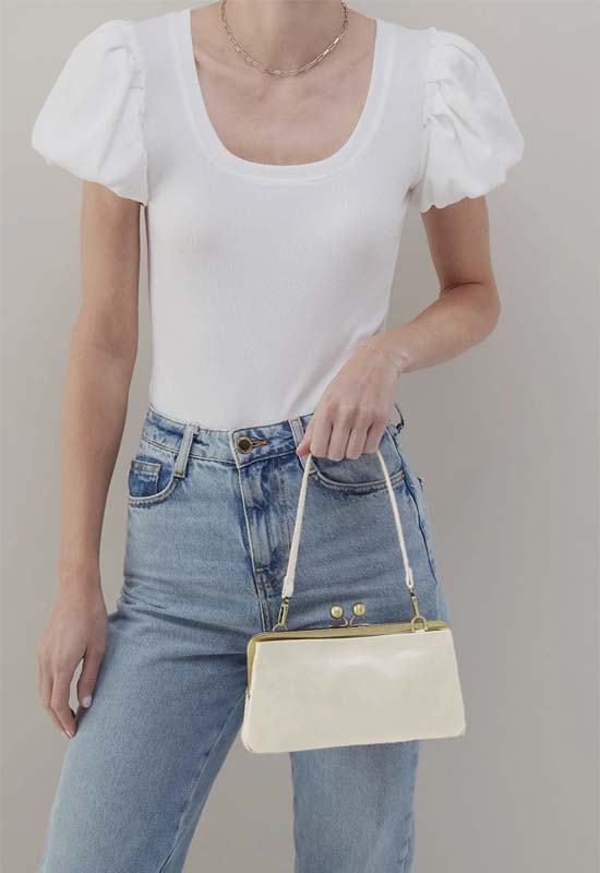 Hobo - Lauren Frame Crossbody - Lily Polished Leather