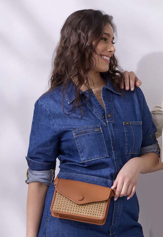 Hobo - Margot Belt Bag Burnished Caramel Caning