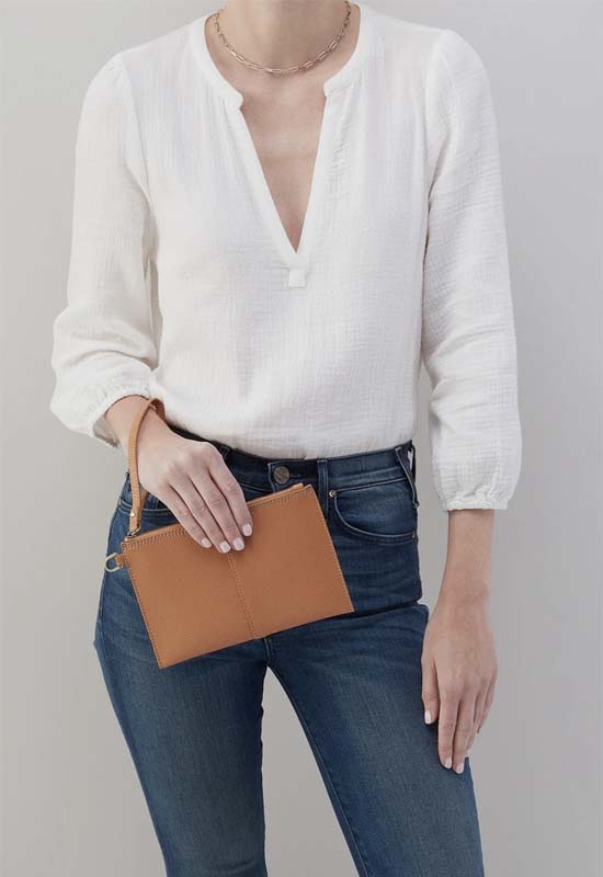 Hobo - Vida Small Pouch Biscuit Leather