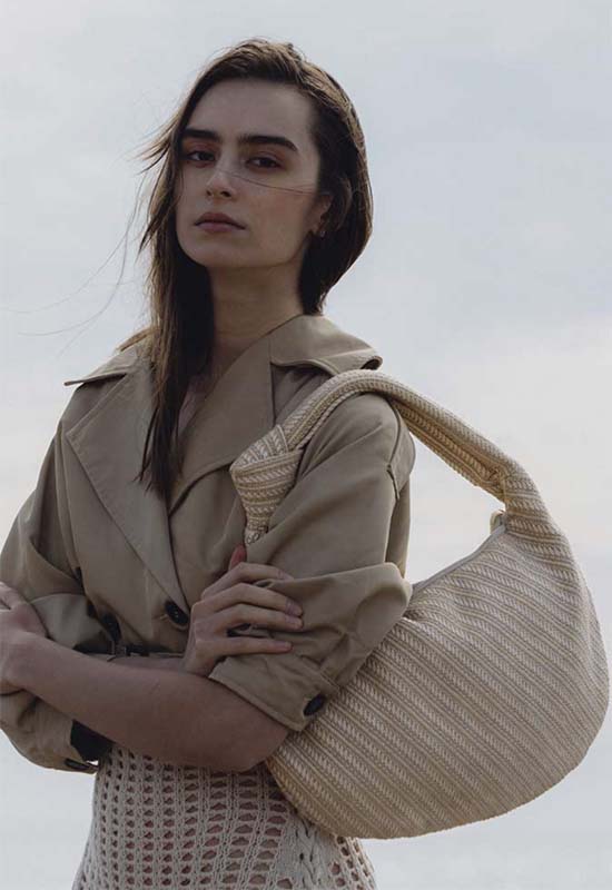 Melie Bianco - Cher Raffia Large Natural Straw
