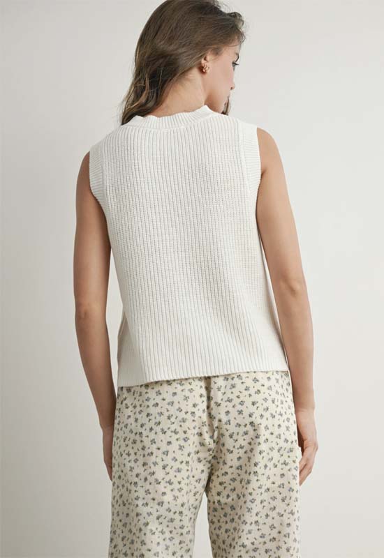 American Flag Vest - Ivory