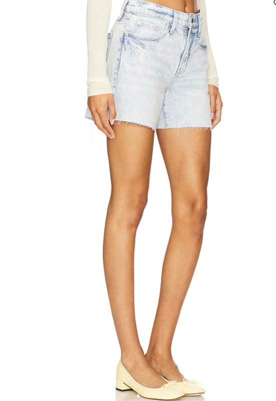 Pistola - Kennedy Mid Rise Relaxed Cutoff Denim Shorts Reef