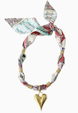 Palm Scarf Necklace