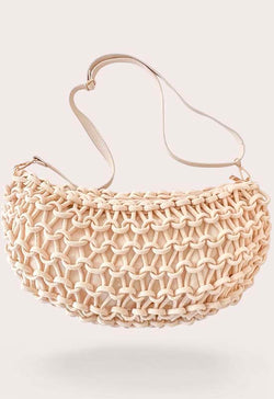 Debbie Katz - Barbara Chrochet Crossbody Cream