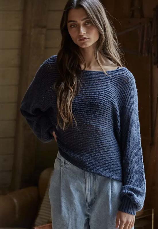 Laurel Canyon Pullover - Navy