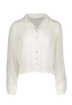 Bishop & Young - Esme Eyelet Blouse Ivory