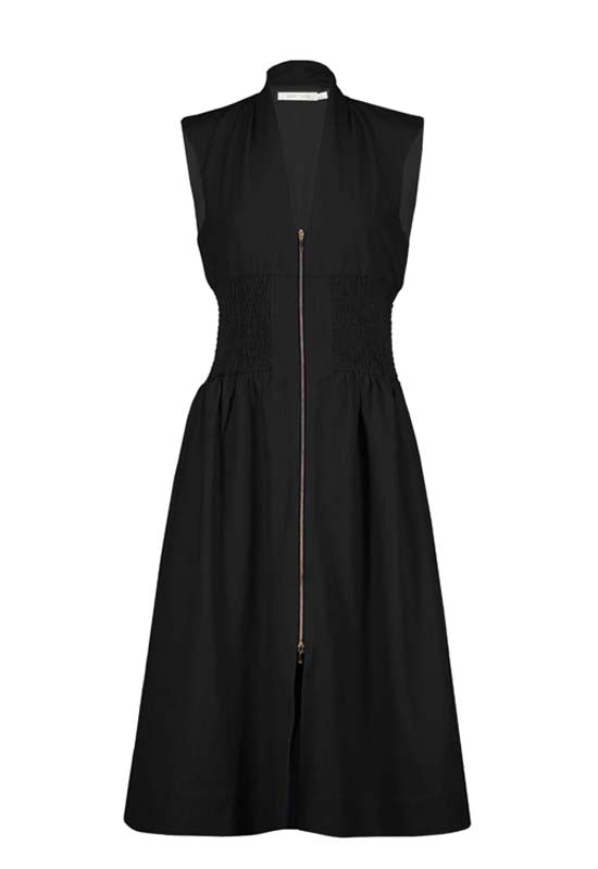 Bishop & Young - Skye Zip Front Dress Black