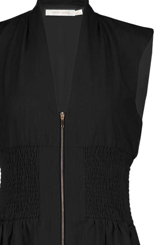 Bishop & Young - Skye Zip Front Dress Black