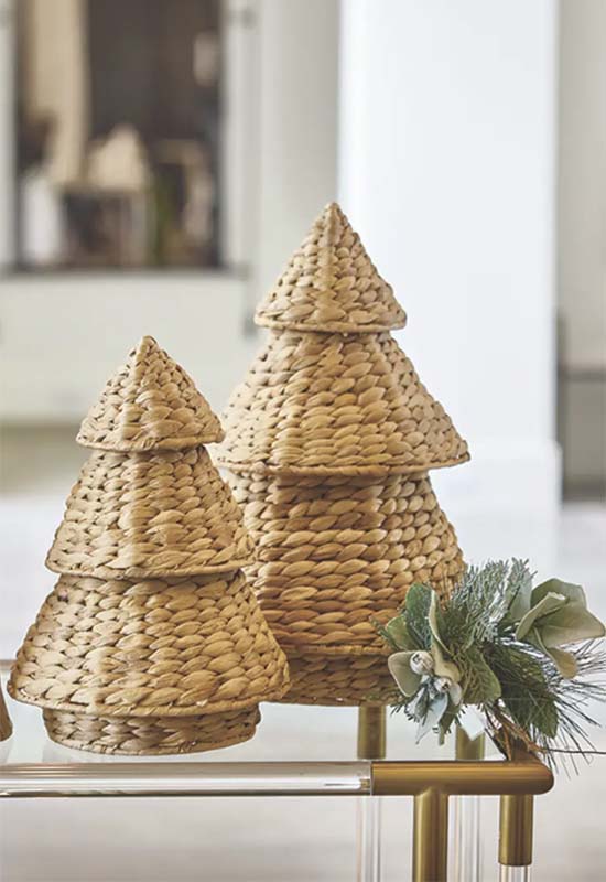 Hyacinth Coned Tiered Tree 12"x 8.5"