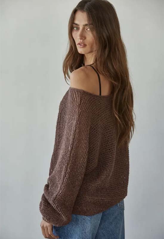 Laurel Canyon Pullover - Chocolate