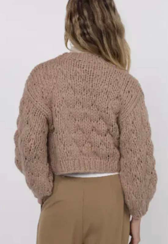 Sage The Label - This and That Chunky Sweater Taupe