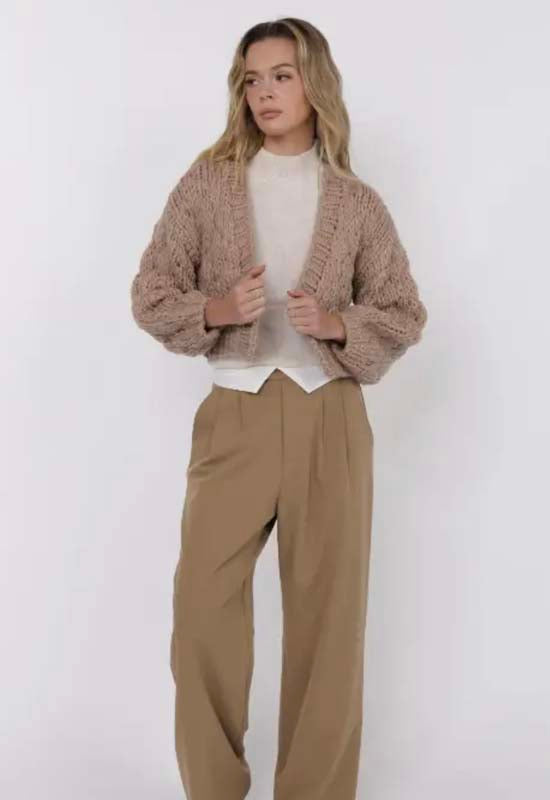 Sage The Label - This and That Chunky Sweater Taupe