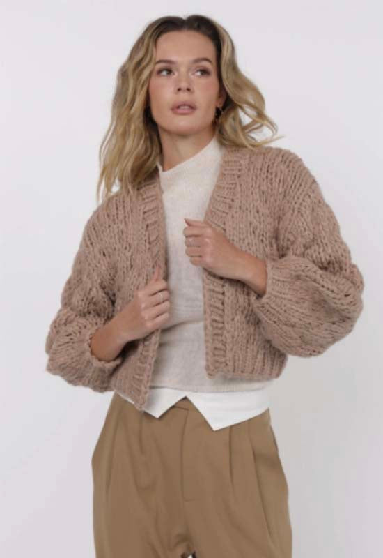 Sage The Label - This and That Chunky Sweater Taupe