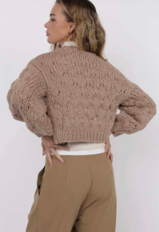 Sage The Label - This and That Chunky Sweater Taupe