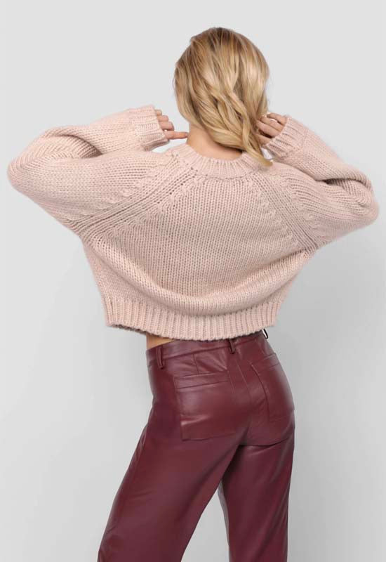 Sadie & Sage - Dance More Button Down Cardigan Blush